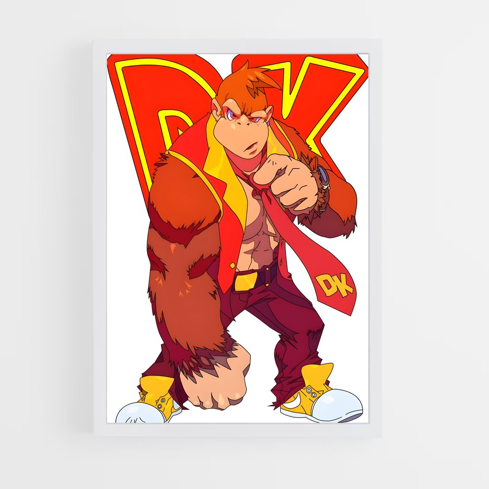 Poster Donkey Kong's Adventure – affiche Mario (vue 3)